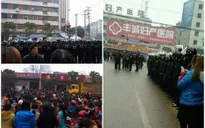 Hơn 1.000 lao động đình công trước nhà máy Foxconn