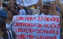 Biểu tình lớn tiếp diễn tại Brazil