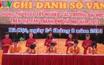Hà Nội tổ chức lễ tuyên dương 123 thủ khoa xuất sắc