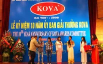 Lễ trao giải Kova cho các nhà khoa học
