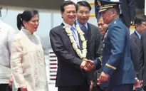 Thủ tướng Nguyễn Tấn Dũng đã tới Philippines dự Diễn đàn WEF Đông Á 2014
