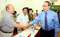 Chủ tịch UB MTTQ Nguyễn Thiện Nhân làm việc với Hiệp hội DN nhỏ và vừa Việt Nam
