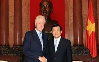Chủ tịch nước tiếp cựu Tổng thống Mỹ Bill Clinton
