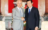 Chủ tịch nước Trương Tấn Sang tiếp Thượng nghị sĩ Hoa Kỳ Bob Corker