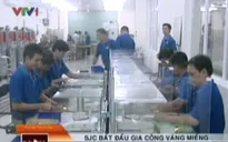 SJC bắt đầu gia công vàng miếng