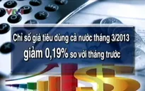 Chỉ số giá tiêu dùng tháng 3 giảm 0,19%