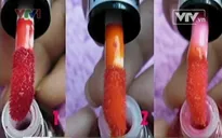 Hỏng hệ tiêu hóa vì son nước kém chất lượng