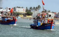 Ngư dân Quảng Ngãi ra quân đánh bắt đầu năm