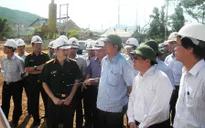 Bộ trưởng Bộ GTVT kiểm tra tiến độ dự án hầm đường bộ ở Huế