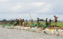 Nước lũ đầu nguồn sông Cửu Long liên tục lên nhanh