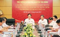 Tháng 9/2014, phải công bố các thủ tục hành chính về đất đai