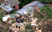 Chùm ảnh: Siêu bão Wipha tàn phá Tokyo