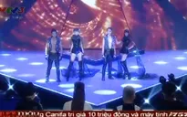 Ngắm top 4 VNTM 2013 sải bước catwalk trong đêm Chung kết