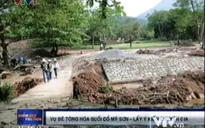 Bê tông hóa suối cổ Mỹ Sơn: Cần ý kiến chuyên gia