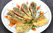 Lạ miệng trứng cuộn thịt bò