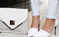 Giày cao gót trắng - Phụ kiện “hot” năm 2014