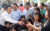 Chủ tịch nước thăm, chúc Tết công nhân