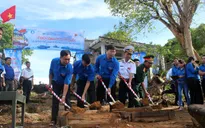 Xây dựng cột cờ Tổ quốc ở Đảo Thổ Chu, Kiên Giang