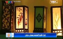 Khám phá làng nghề giấy dó ở Lào
