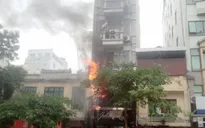 Hà Nội: Cháy lớn nhà 6 tầng ở phố Huế