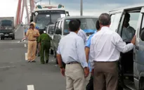 7 ô tô đâm nhau liên tiếp trên cầu Cần Thơ