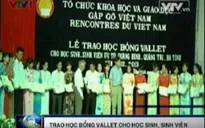 Trao học bổng Vallet cho HS, SV ưu tú 3 tỉnh miền Trung