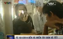 Từ ngày 10/1/2014 bến xe miền Tây bán vé Tết
