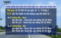Phân luồng sửa chữa cầu trên QL 1, Thanh Hóa