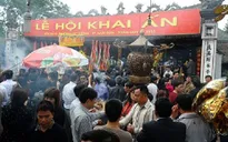 Đông đảo người dân tham dự Lễ Khai ấn Đền Trần