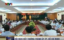 Hội nghị bất thường Thành ủy TP.HCM