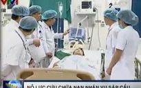 Bác sỹ chạy đua với thời gian cứu chữa cho các bệnh nhân vụ sập cầu Lai Châu