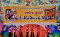 Thi gói bánh chưng, giã bánh giày dâng Vua Hùng