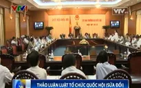 UBTVQH thảo luận dự án Luật tổ chức Quốc hội (sửa đổi)