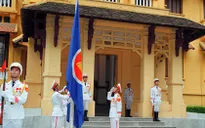 Lễ thượng cờ ASEAN tại trụ sở Bộ Ngoại giao