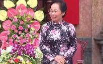 Phó Chủ tịch nước Nguyễn Thị Doan tiếp Đoàn người có công tỉnh Vĩnh Long