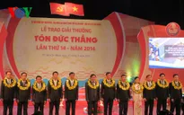 12 cá nhân ưu tú được nhận giải thưởng Tôn Đức Thắng lần thứ 14