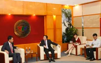 Phó Tổng Giám đốc Phạm Việt Tiến tiếp xã giao đại diện Đài KBS