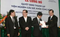 Thành lập Viện nghiên cứu sức khỏe cộng đồng tại Huế