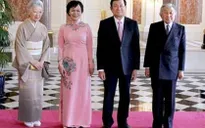 Nhà vua và Hoàng hậu Nhật Bản chào từ biệt Chủ tịch nước