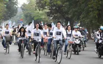 Thành Đoàn Hà Nội tổ chức đạp xe hưởng ứng Giờ Trái đất