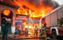 Cháy lớn tại chợ người Việt tại thành phố Kazan