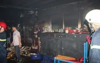TP.HCM: Cháy lớn tại đoàn lân sư rồng Quận 11