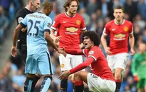 Van Gaal khẳng định Fellaini không "phun mưa" vào Aguero