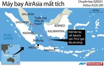 Máy bay AirAsia mất tích: Đã xác định được tọa độ rơi ngoài biển Indonesia?