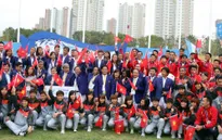 Đoàn thể thao Việt Nam làm lễ thượng cờ tại Asiad 17