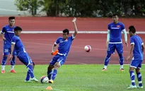 U23 Việt Nam tập kín chọn đội hình đấu U23 Malaysia