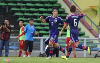 Nakajima nhanh chân ấn định chiến thắng 2-0 cho O.Nhật Bản