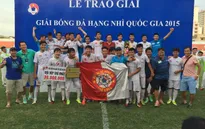 CLB Viettel giành quyền lên Hạng Nhất mùa giải 2016