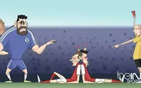 Biếm họa bóng đá: Diego Costa "vừa ăn cắp vừa la làng"