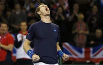 Lọt vào tứ kết Davis Cup, Murray đòi lại hạng 4 từ tay Nishikori